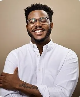 Student smiling for a headshot