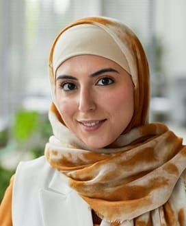 Student smiling for a headshot