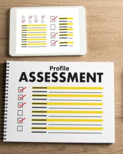 A profile assessment document and binder